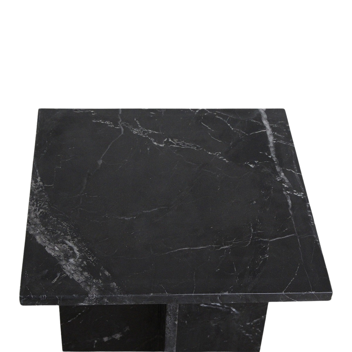 Mesa auxiliar Shanghai Mármol Negro Raw Materials