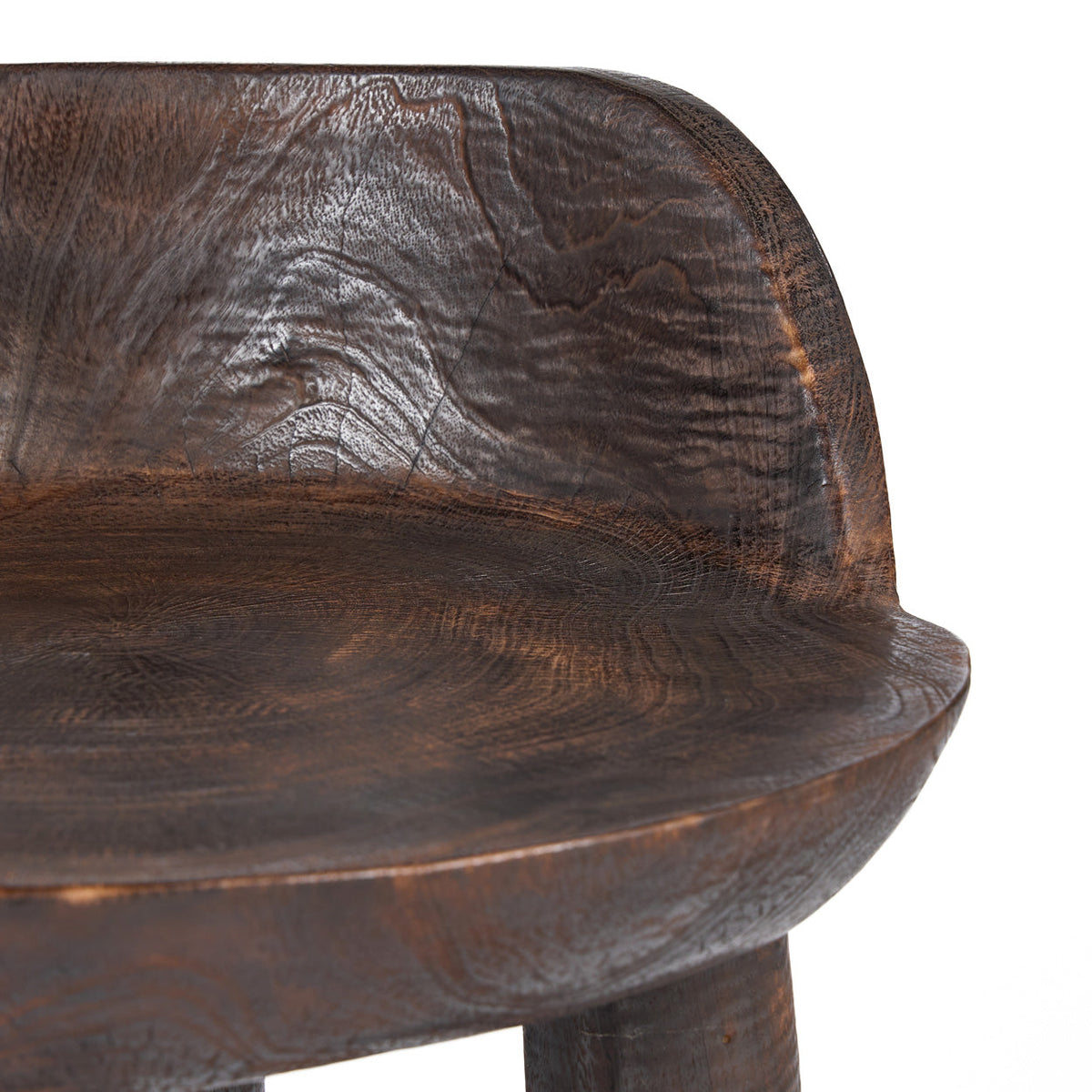Silla baja Sit Happens - Nogal oscuro Bazar Bizar
