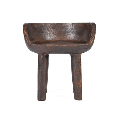 Silla baja Sit Happens - Nogal oscuro Bazar Bizar