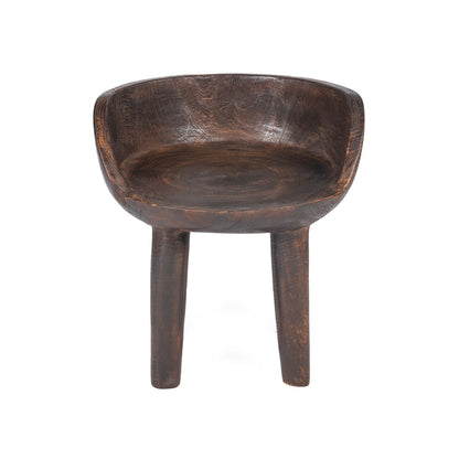 Silla baja Sit Happens - Nogal oscuro Bazar Bizar