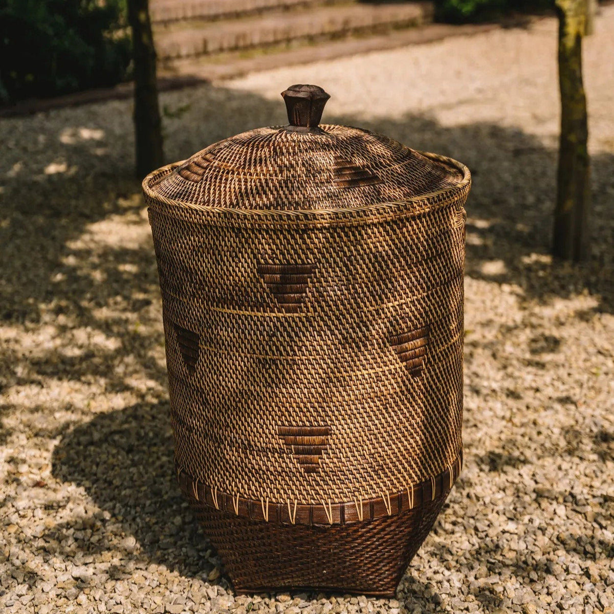 La Colonial Cesta de Ropa Marrón Natural XL Bazar Bizar