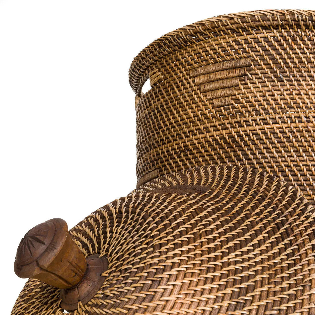 La Colonial Cesta de Ropa Marrón Natural XL Bazar Bizar