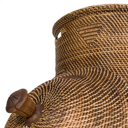 La Colonial Cesta de Ropa Marrón Natural XL Bazar Bizar