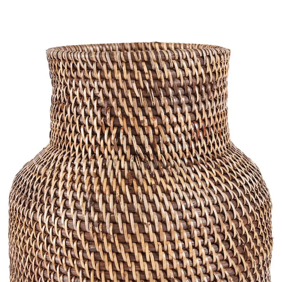 Sombrilla Colonial Cesta Marrón Natural Bazar Bizar