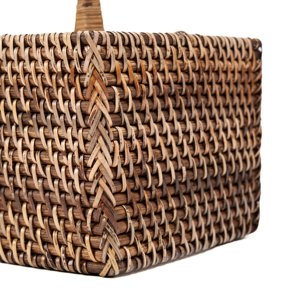 El Cubilete para Cubiertos de Ratán N°4 Marrón Natural Bazar Bizar