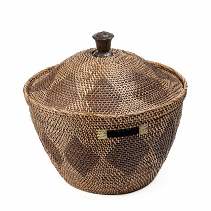 Cesta Opberg Crown Marrón Natural Bazar Bizar