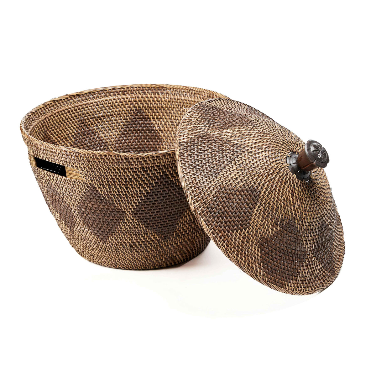 Cesta Opberg Crown Marrón Natural Bazar Bizar