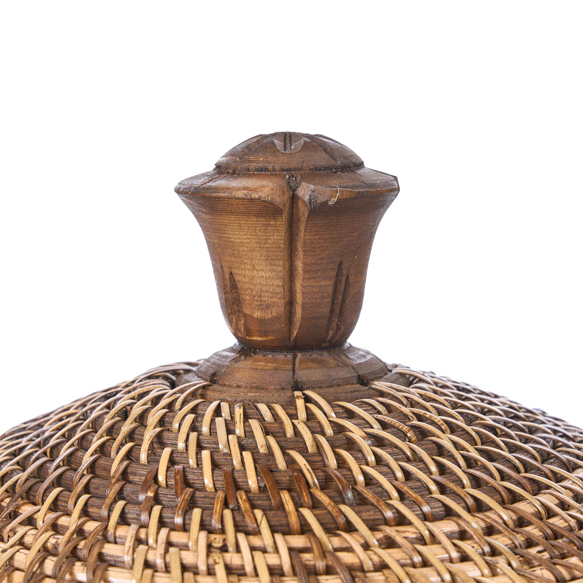 Cesta Opberg Crown Marrón Natural Bazar Bizar