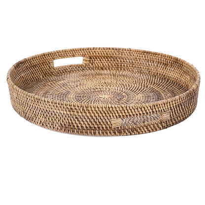 Las bandejas Carry-All marrón natural L Bazar Bizar