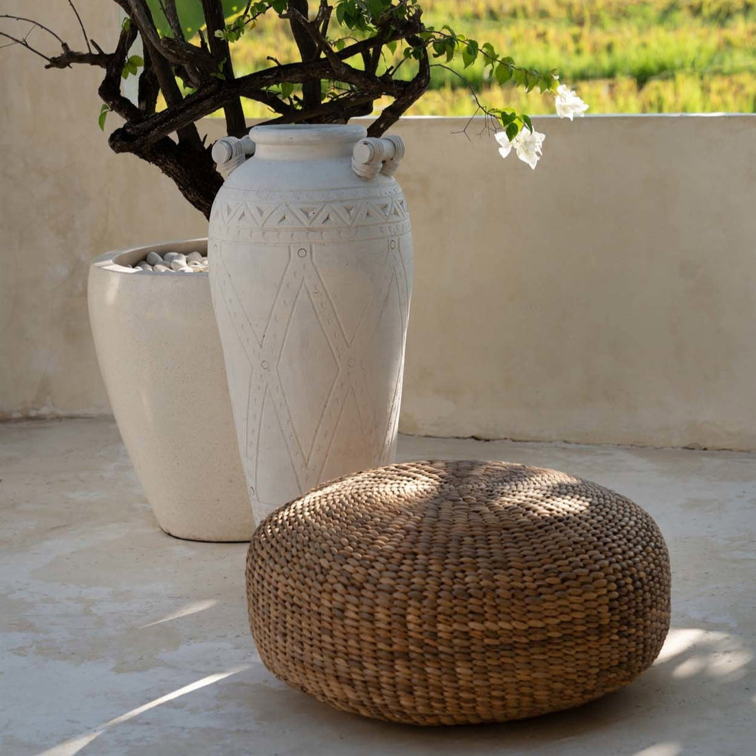 Puf Jacinto - Natural - M Bazar Bizar