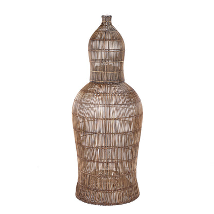 Lámpara colgante Woven Bell Nogal Oscuro S Bazar Bizar