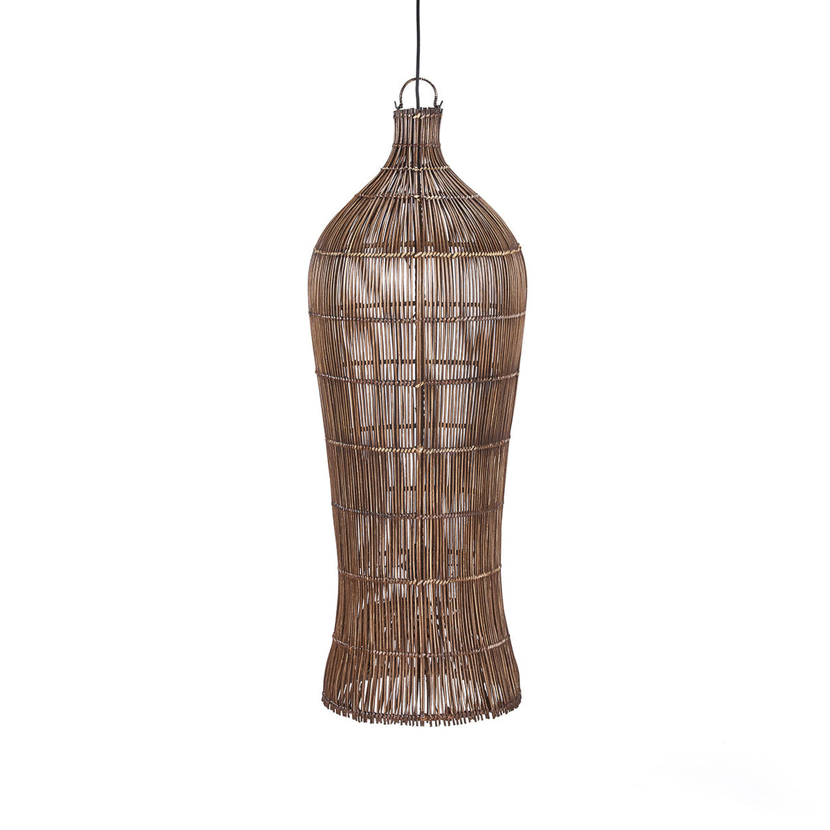 La lámpara colgante Oasis Tower Nogal Oscuro XL Bazar Bizar