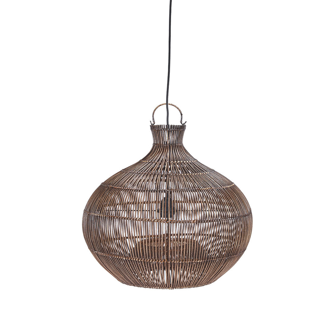 La lámpara colgante Desert Gourd Nogal Oscuro Small Bazar Bizar