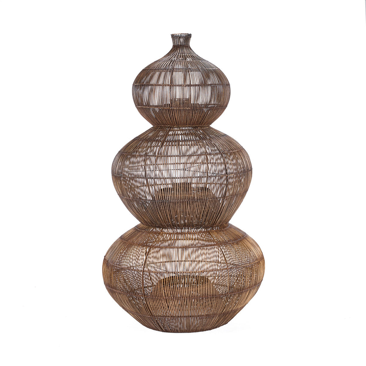 La lámpara colgante Desert Gourd Nogal Oscuro Small Bazar Bizar
