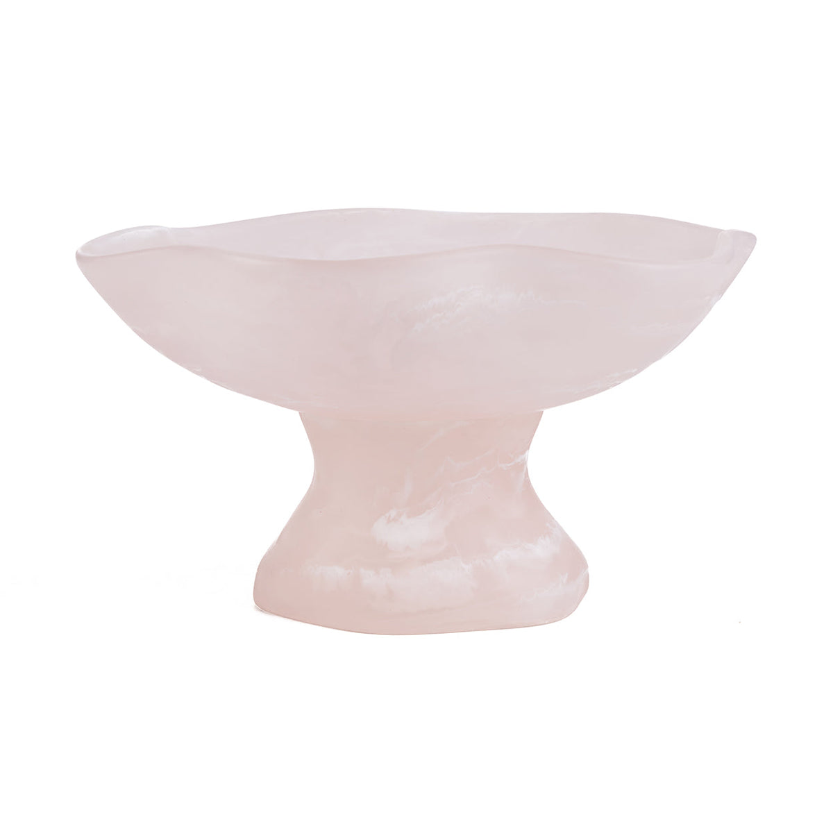 El soporte para frutas orgánico de resina rosa y blanco Bazar Bizar