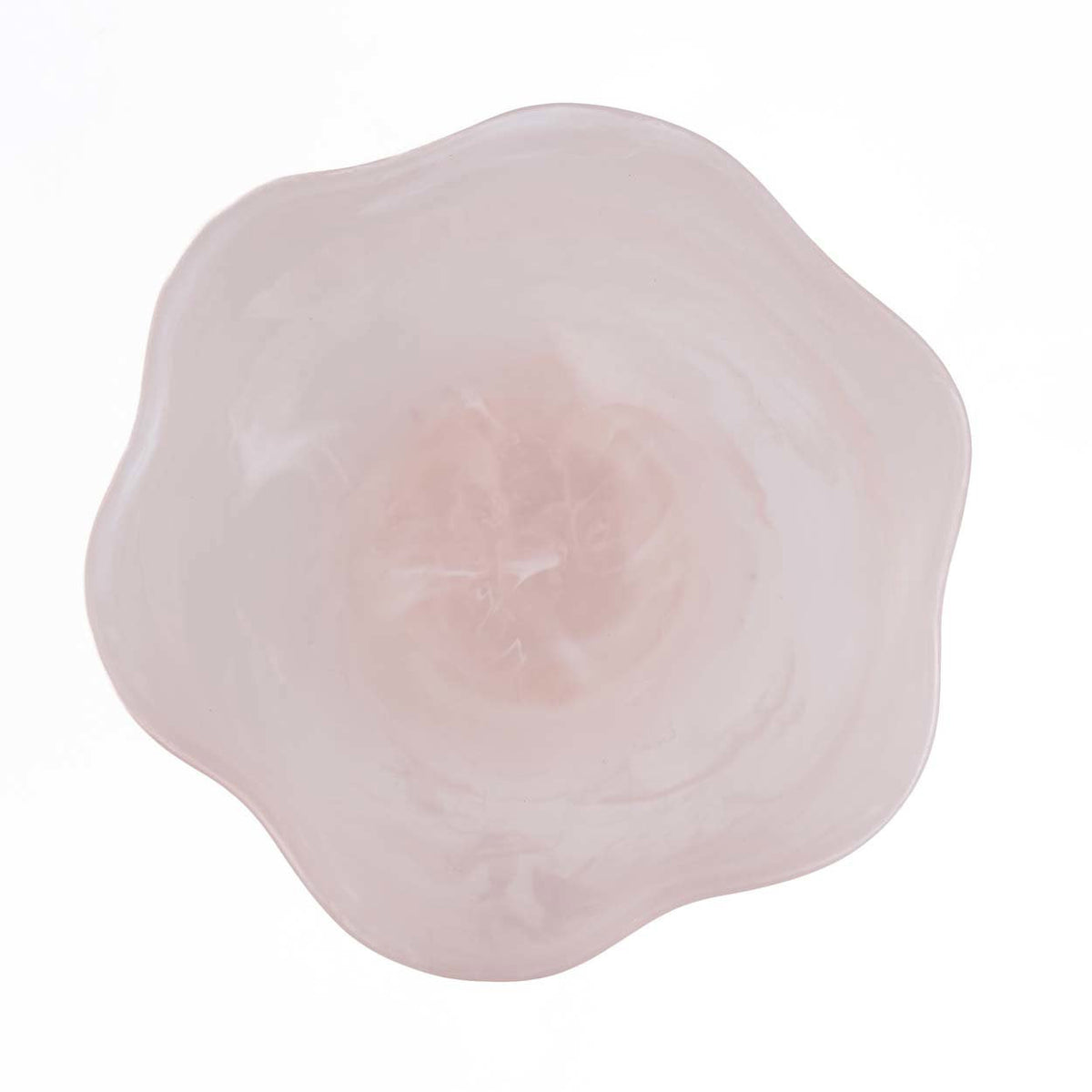 El soporte para frutas orgánico de resina rosa y blanco Bazar Bizar