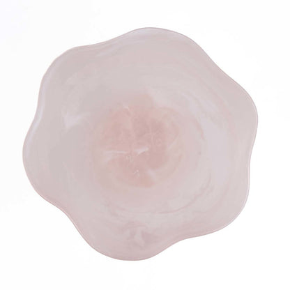 El soporte para frutas orgánico de resina rosa y blanco Bazar Bizar