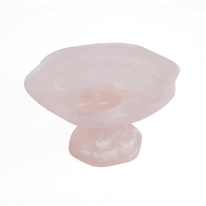 El soporte para frutas orgánico de resina rosa y blanco Bazar Bizar