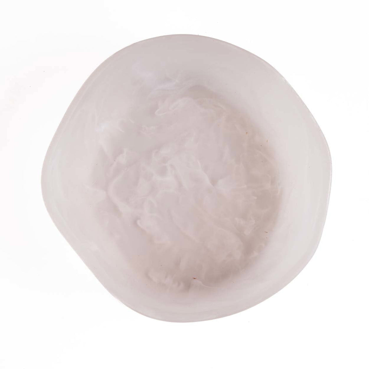 El cuenco orgánico de resina - Rosa y blanco - Large Bazar Bizar