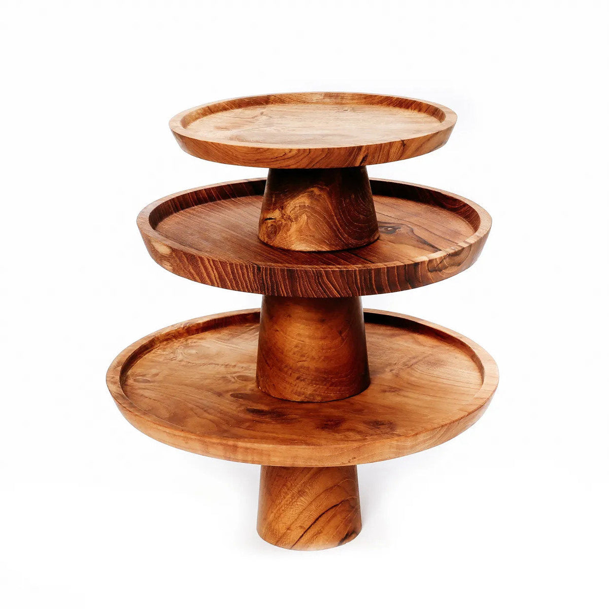 La tabla para tartas Teak Root - L Bazar Bizar
