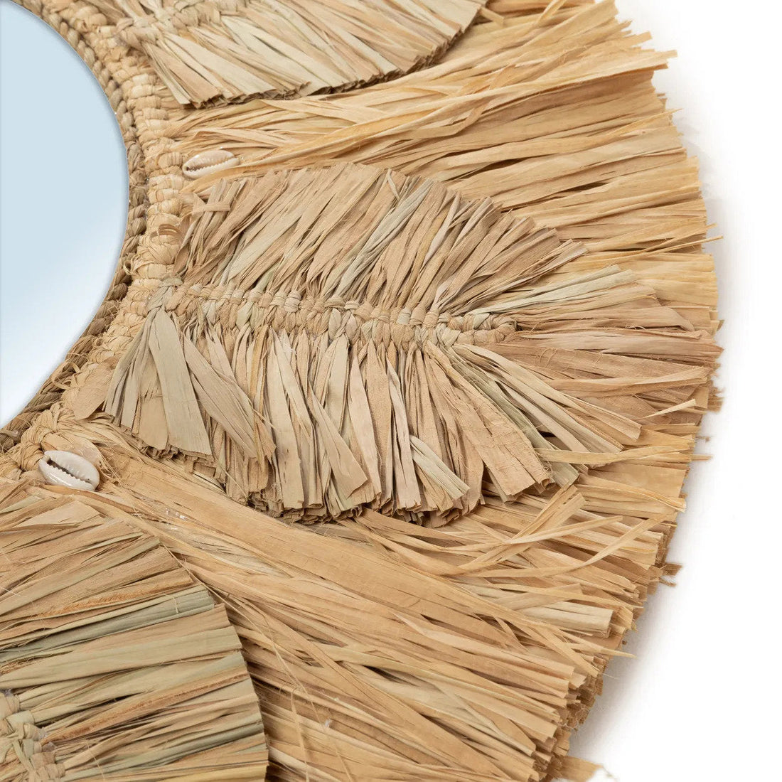 El espejo Palm Tree - Natural - M 60x60cm Bazar Bizar