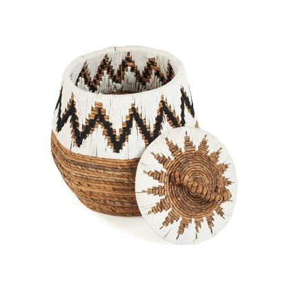 La Little Bay Beach Cesta Blanco Natural Mediano Bazar Bizarro