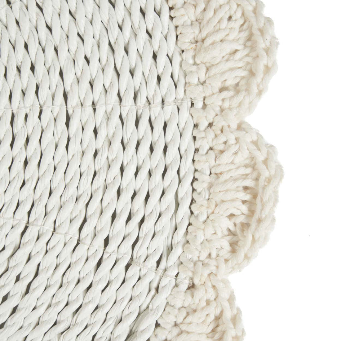 El mantel individual de macramé Marriage - Naturel Bazar Bizar