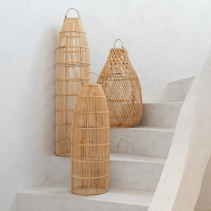 Lámpara colgante Fish Trap Natural Mediana Bazar Bizar