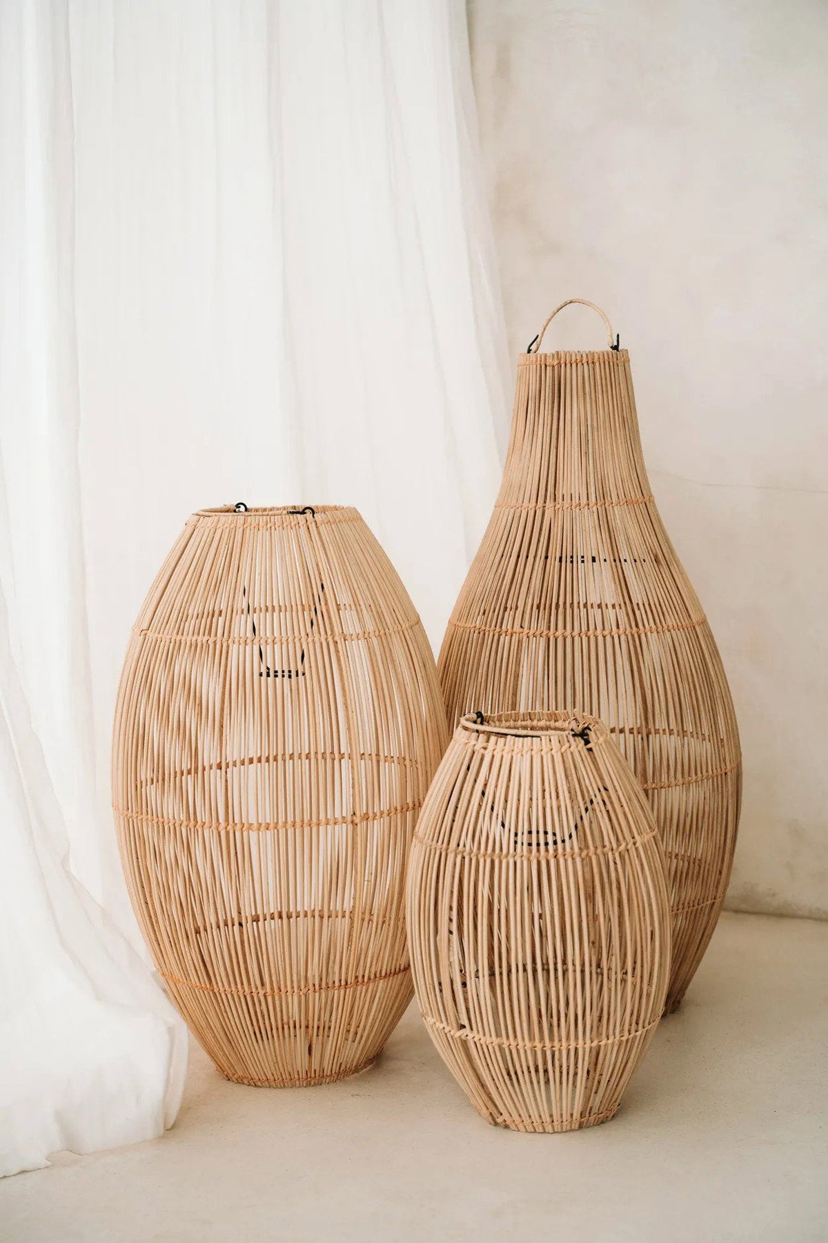 Lámpara colgante Zuri - Natural - Large Bazar Bizar