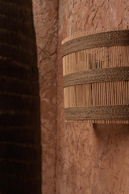 Lámpara de pared Doedoe Natural M Bazar Bizar