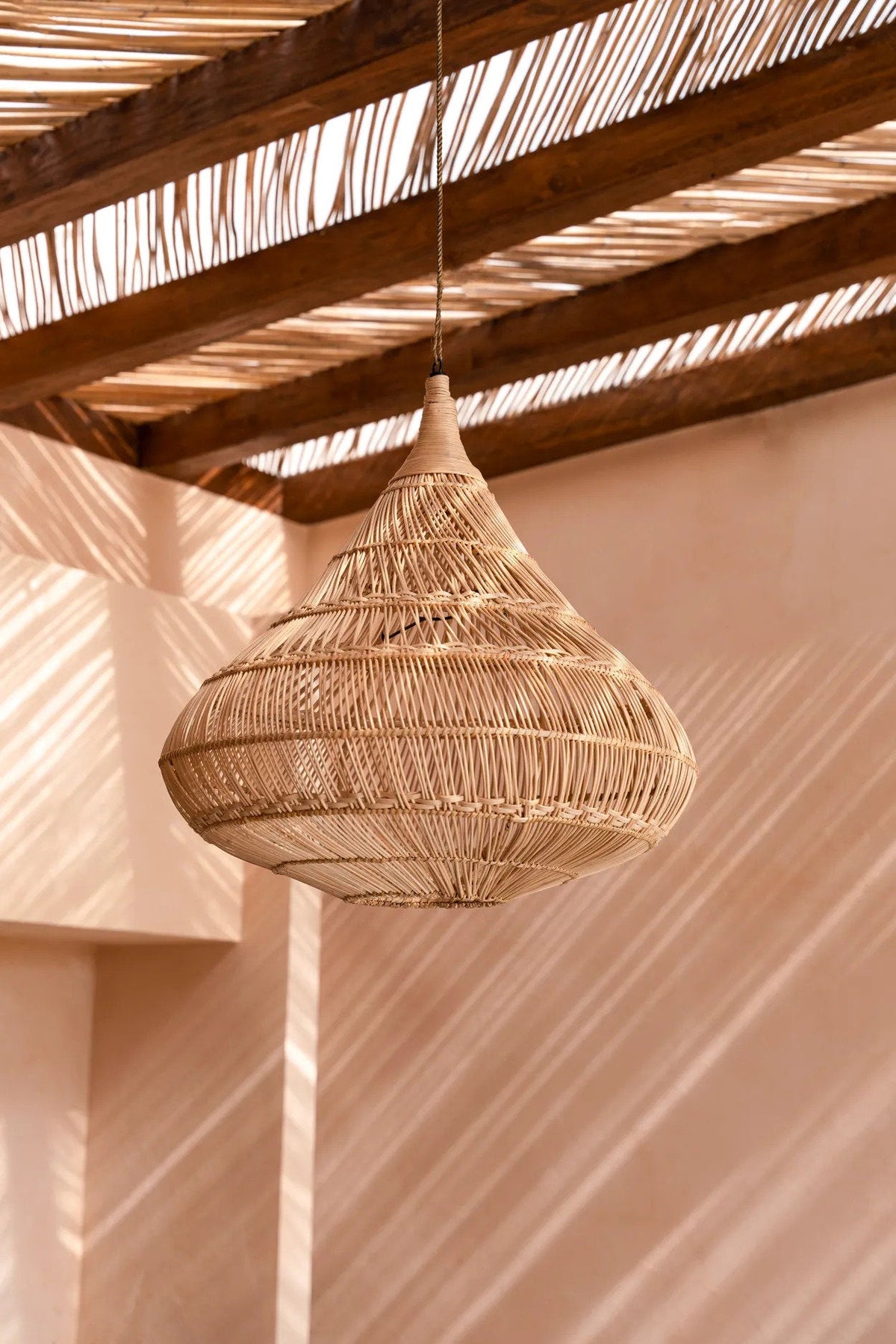 Lámpara colgante Drop - Natural - M Bazar Bizar