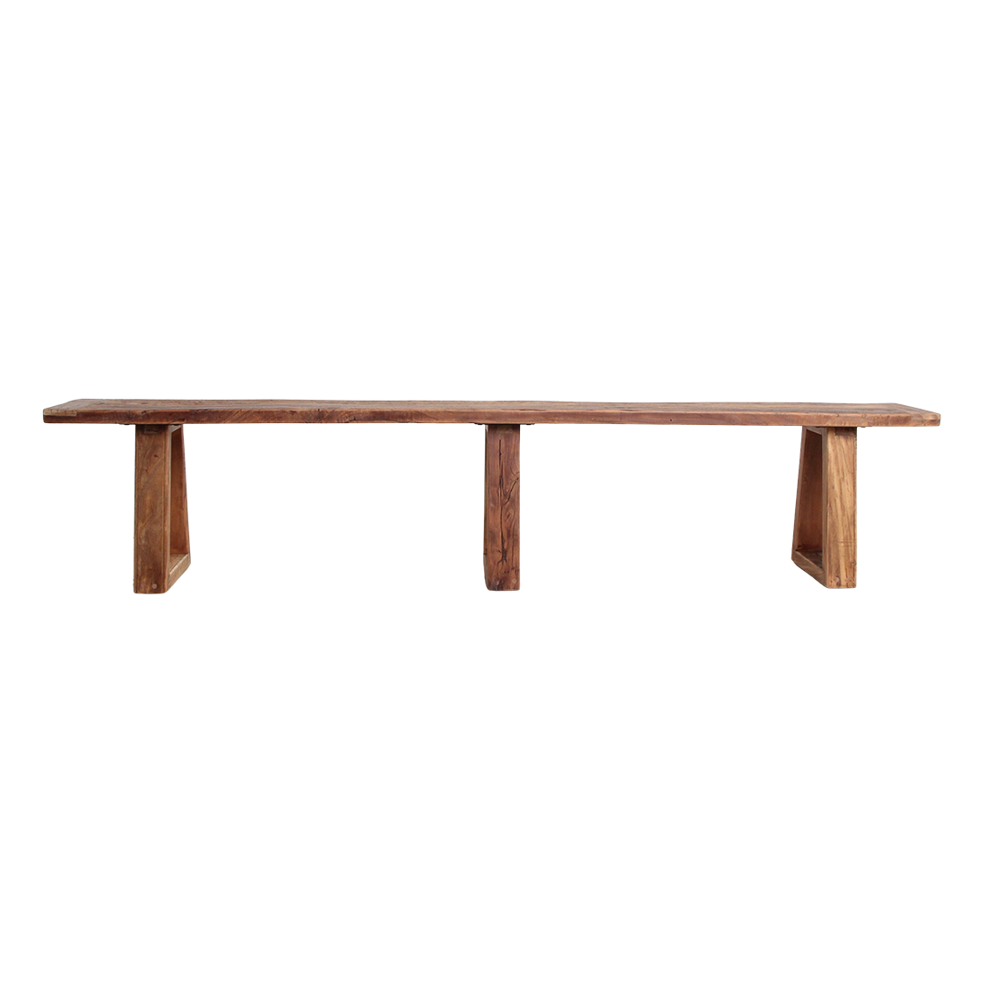 Banco de comedor de madera de teca Farmwood 200cm Raw Materials