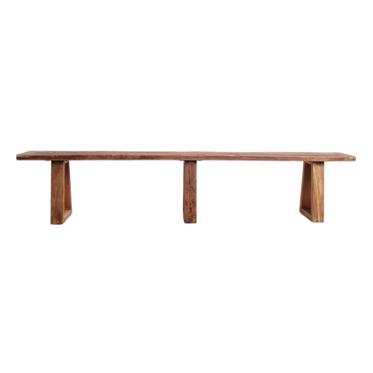 Banco de comedor de madera de teca Farmwood 220cm Raw Materials