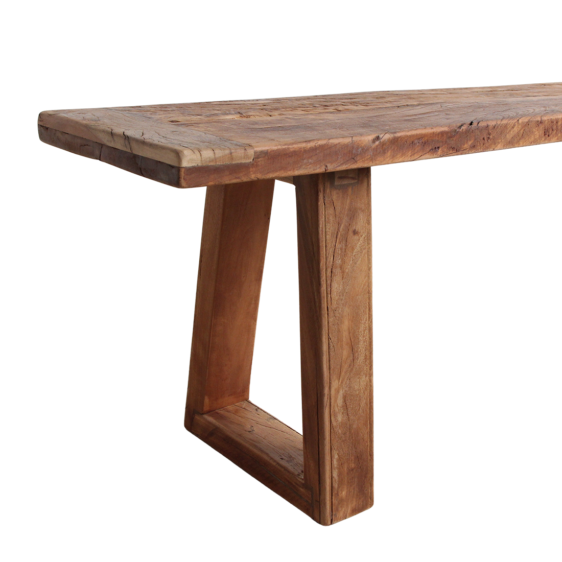 Banco de comedor de madera de teca Farmwood 220cm Raw Materials