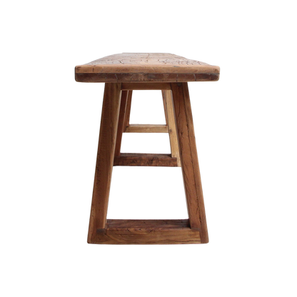 Banco de comedor de madera de teca Farmwood 220cm Raw Materials