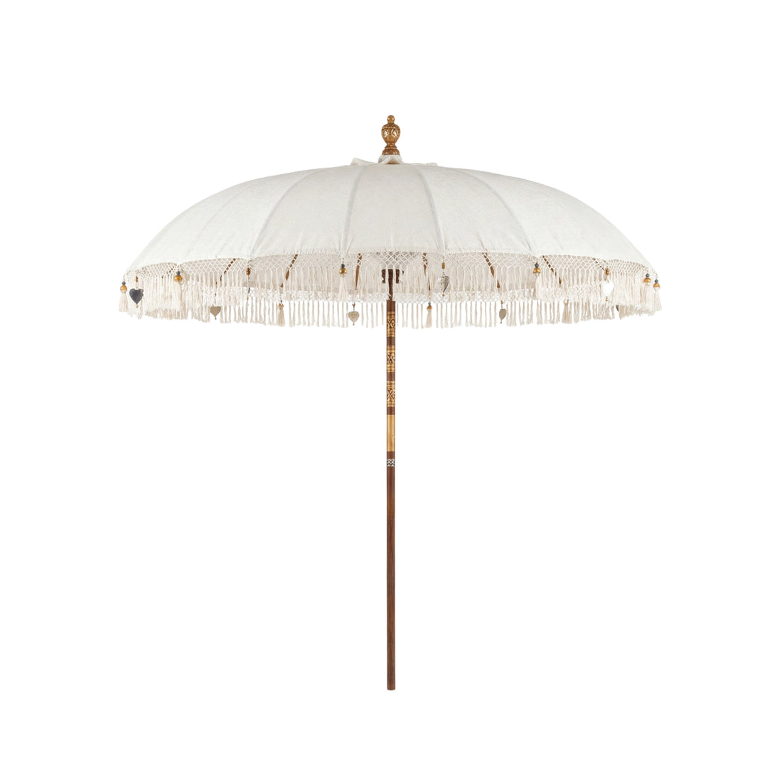Sombrilla Bali de Lino Crema Ø250cm Todo Bien