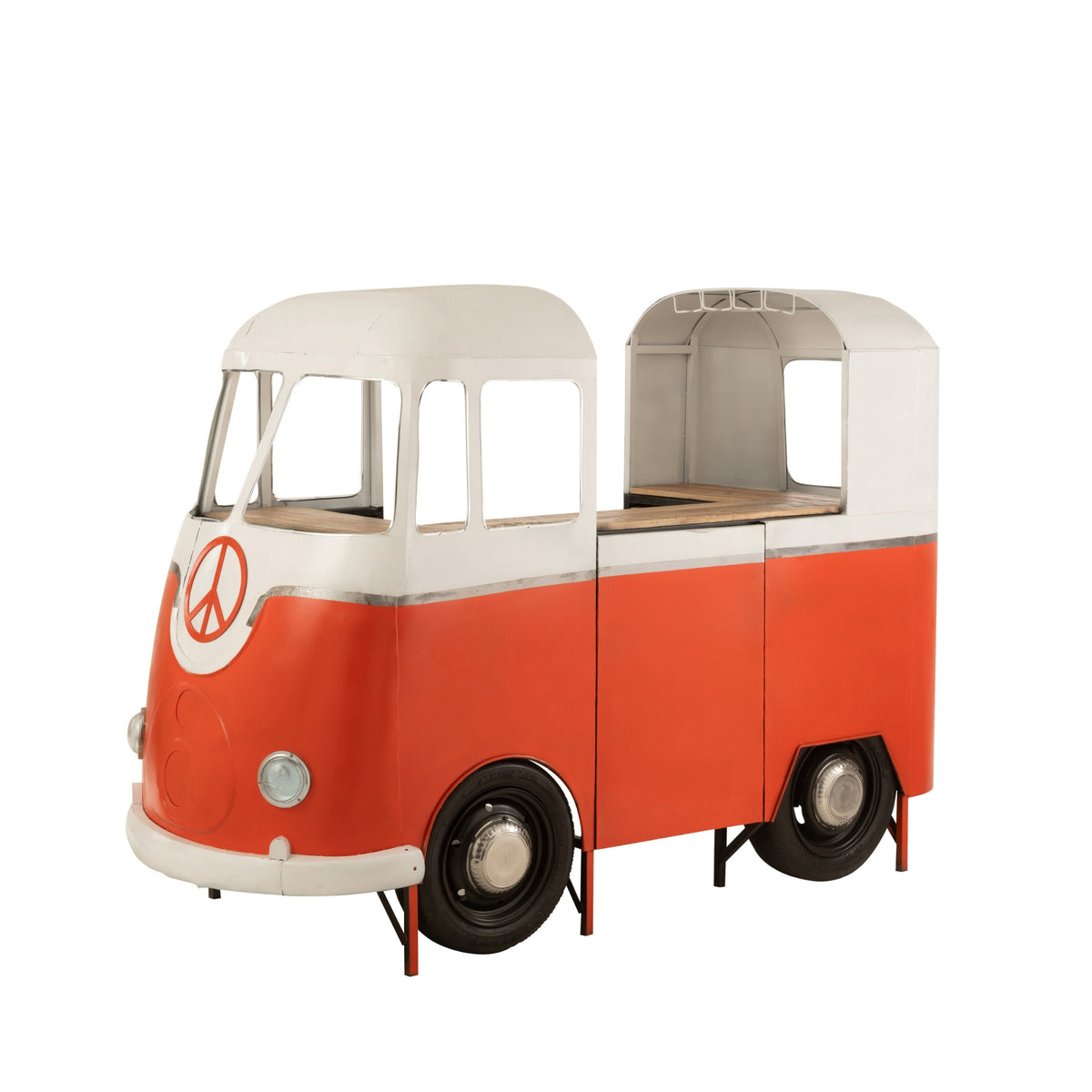 Mueble de bar Retro Bus naranja J-Line