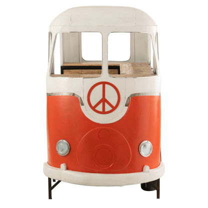 Mueble de bar Retro Bus naranja J-Line