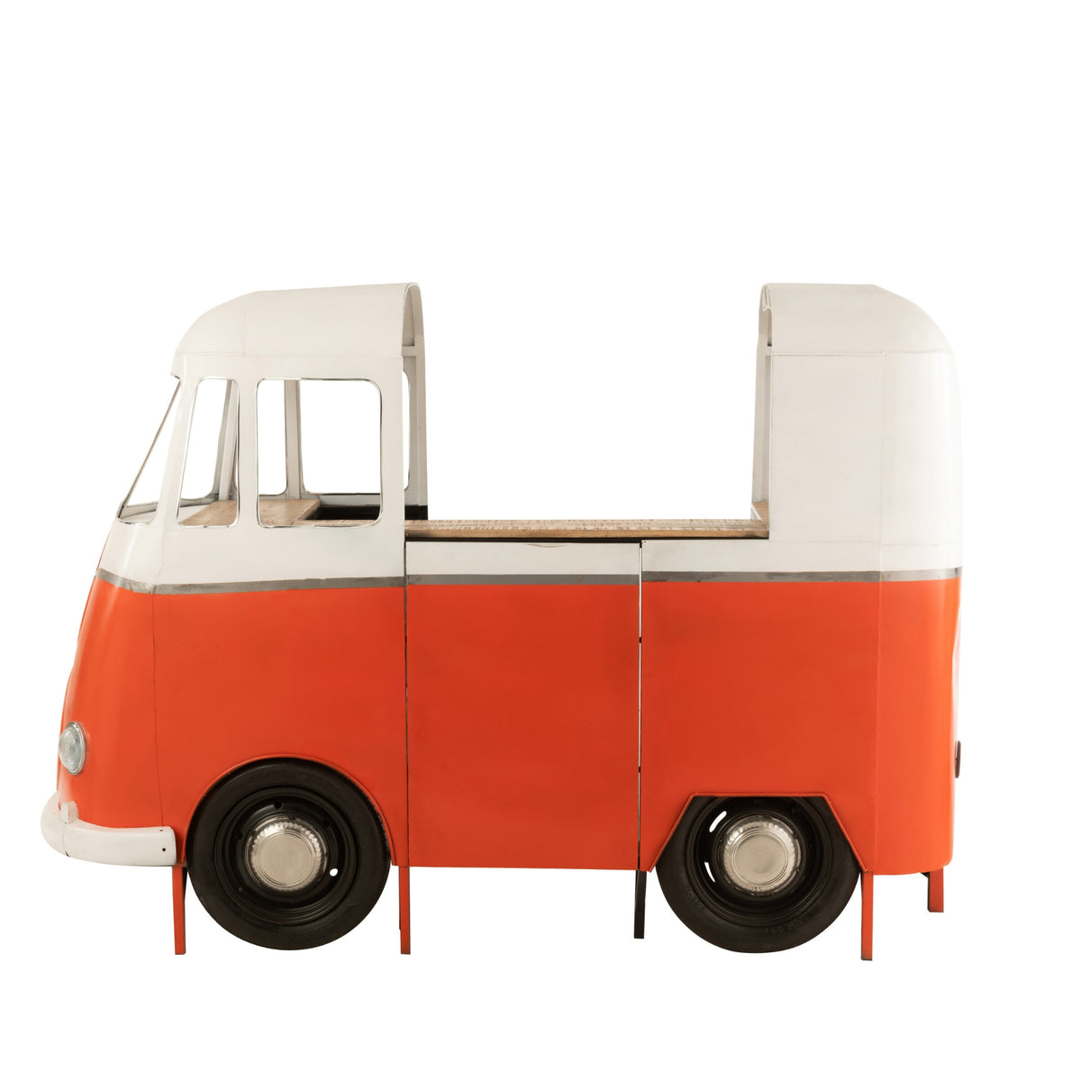 Mueble de bar Retro Bus naranja J-Line