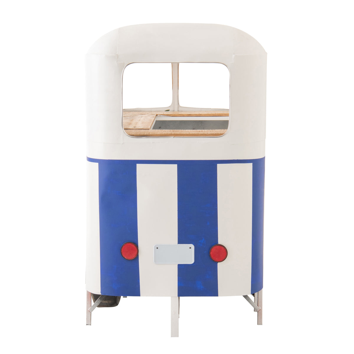 Mueble de bar Retro Camper Azul/Blanco J-Line