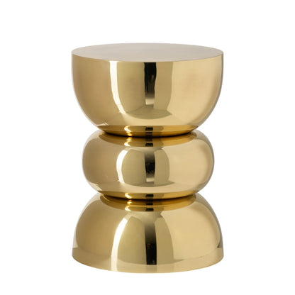 Mesa auxiliar Cromado brillante Dorado J-Line