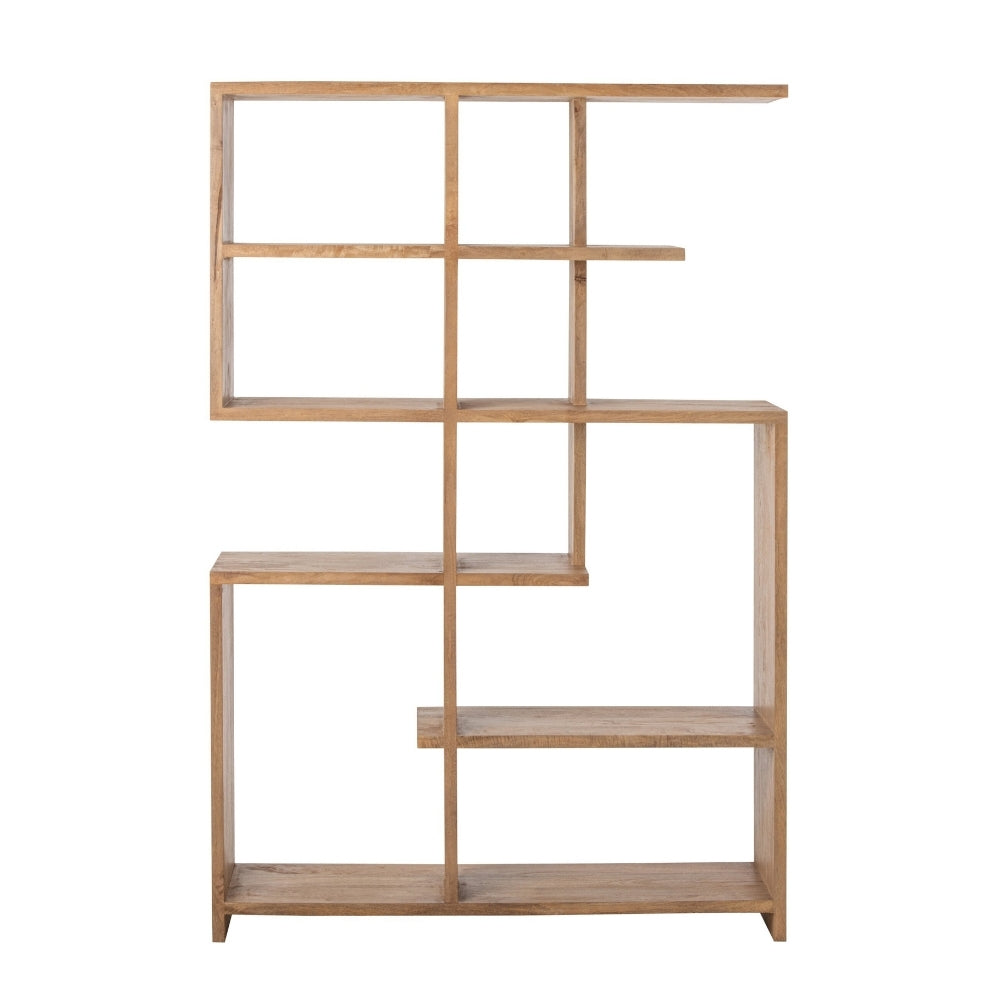 Librería de madera de mango natural J-Line