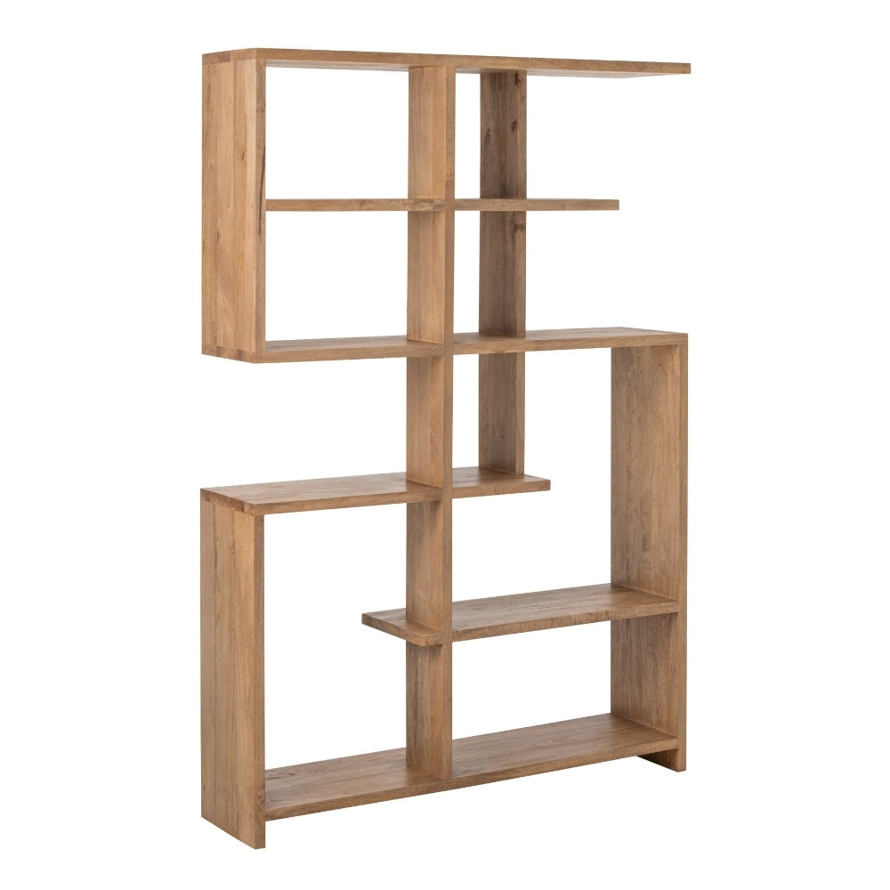 Librería de madera de mango natural J-Line