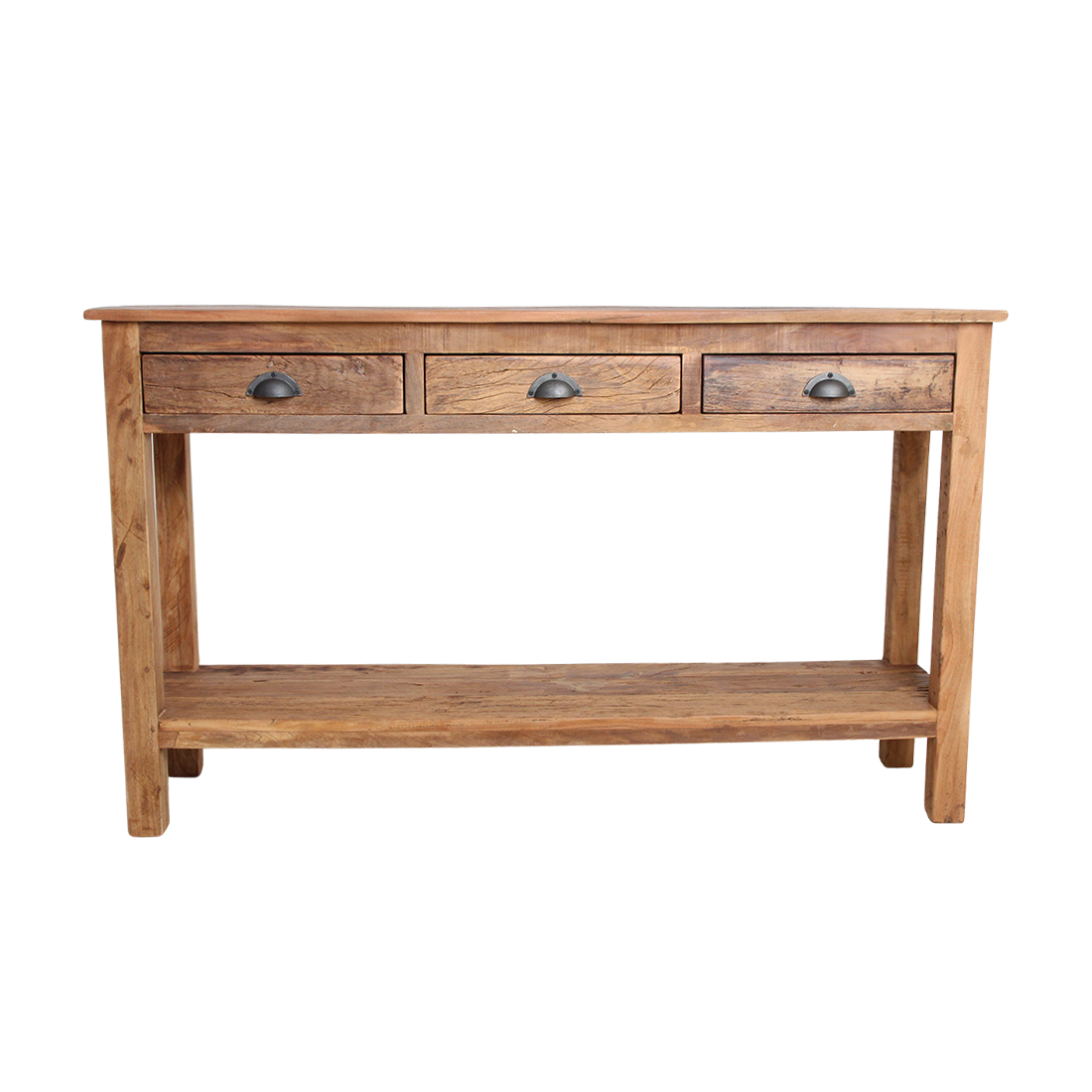 Mesa auxiliar Farmwood con 3 cajones Raw Materials
