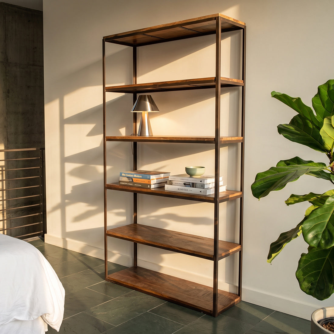 Armario de Pared Factory Con Estantes De Madera Raw Materials