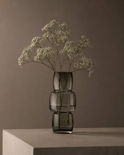 Jarrón Cubes – Gris oscuro – M Bazar Bizar
