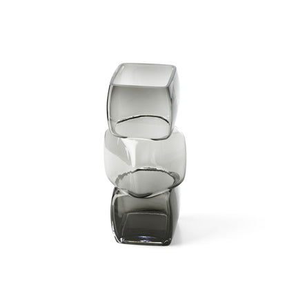 Jarrón Cubes – Gris oscuro – M Bazar Bizar