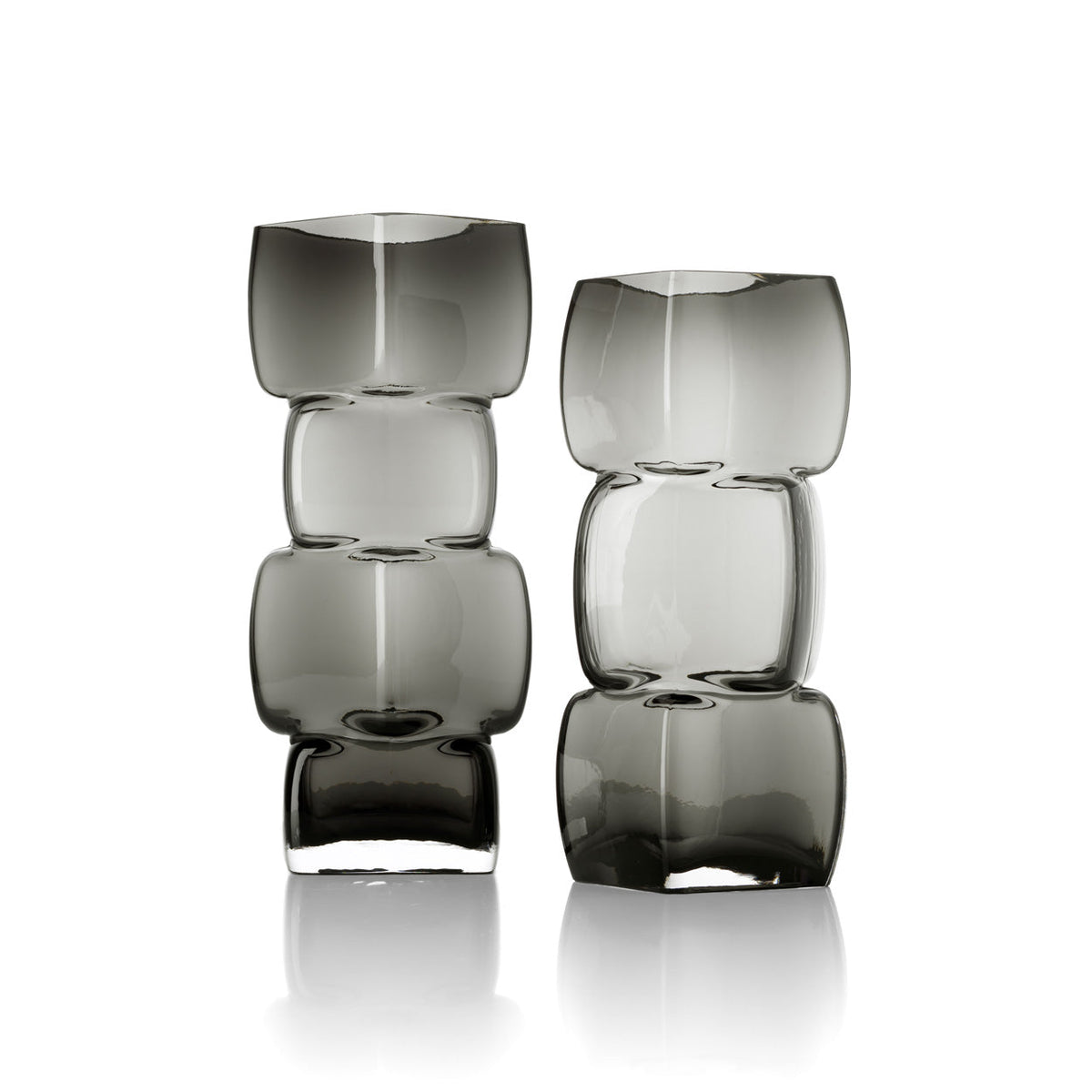 Jarrón Cubes – Gris oscuro – M Bazar Bizar