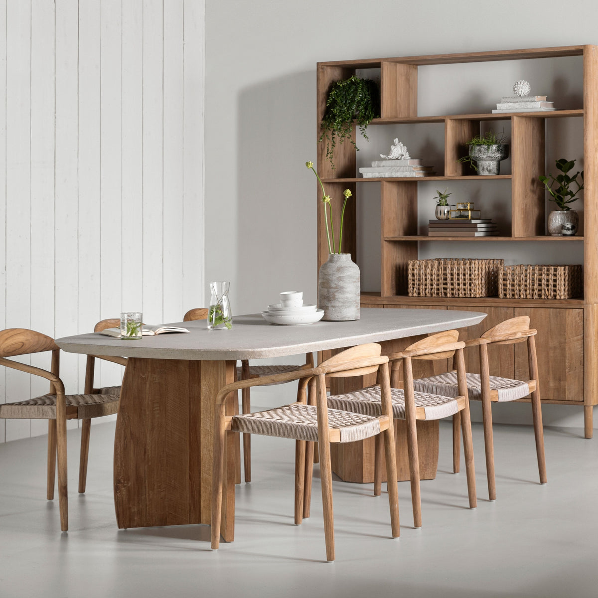 DTP Home Mesa de comedor Nova Travertino 220cm