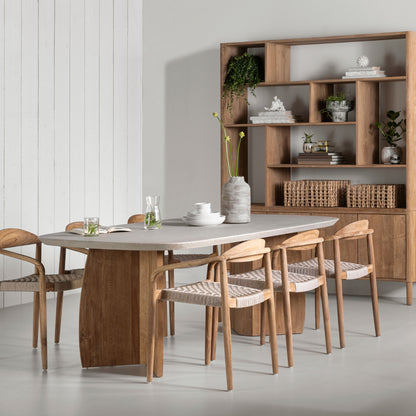 DTP Home Mesa de comedor Nova Travertino 220cm